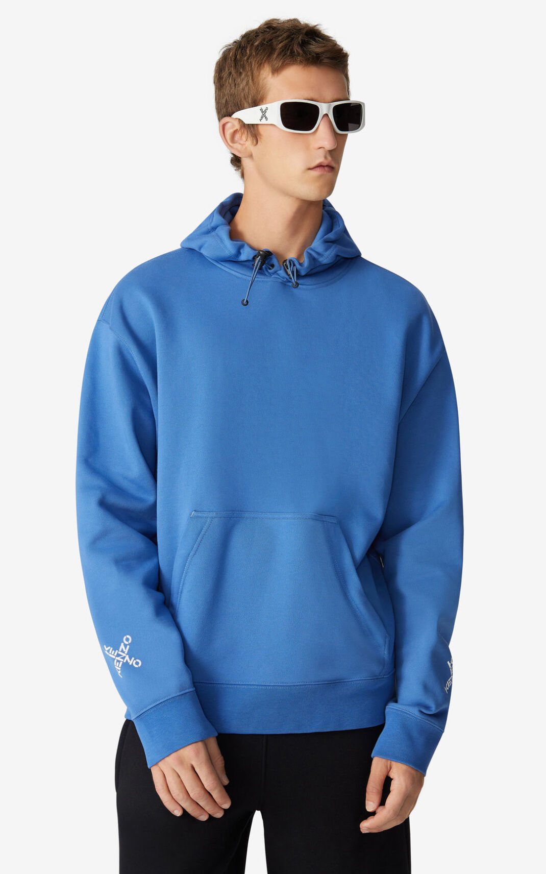 Sudaderas Con Capucha Kenzo Sport Triple X Hombre Azules - SKU.2668360